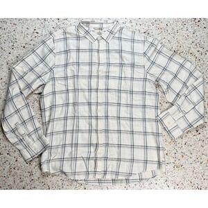 Marine Layer Men's Long Sleeve Button Up Large Check Pattern Shirt Size Large